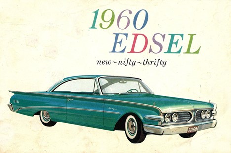 1960 Edsel brochure cover Ford Motor Company Archives 4