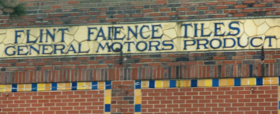 Flint Faience tile building sign CROPPED and RESIZED