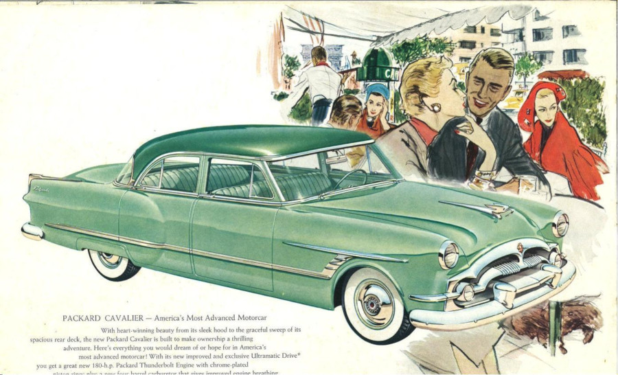 1953 Packard advertising illustration Robert Tate Collection RESIZED 2