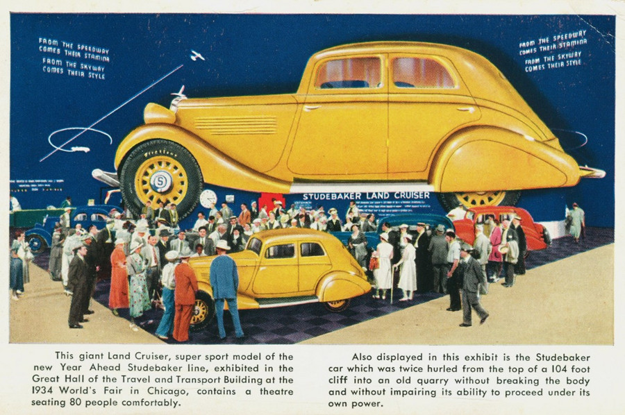 1934 Studebaker Land Cruiser Worlds Fair ad image 4 RESIZED Tate Collection