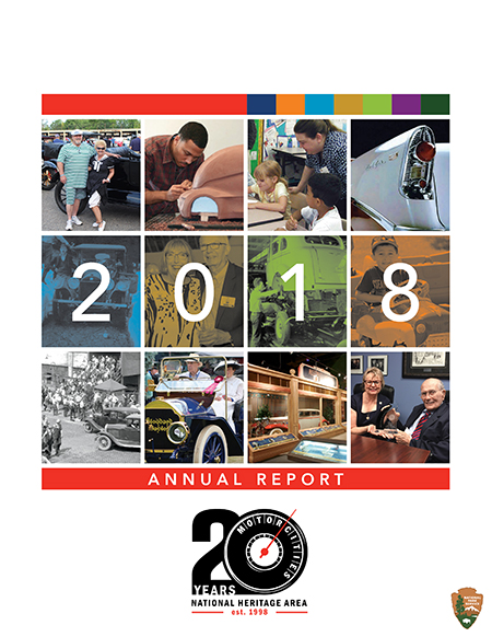 MotorCities Annual Report 2018 cover