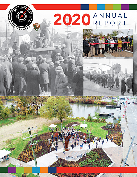 MotorCities Annual Report 2020 cover