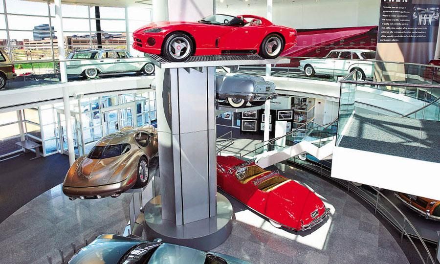 Tower display at the Walter Chrysler Museum