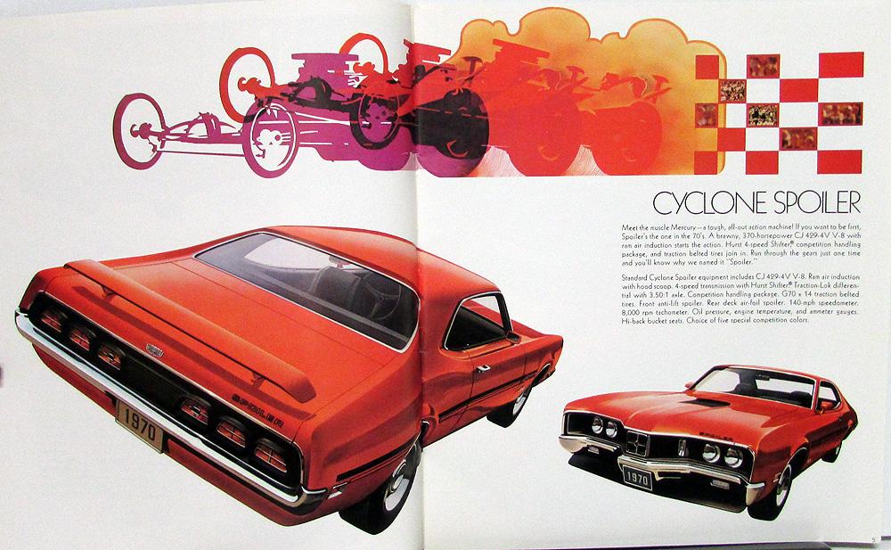 1970 Mercury Cyclone Spoiler Orange illustration 1970 Mercury Cyclone Spoiler Orange illustration