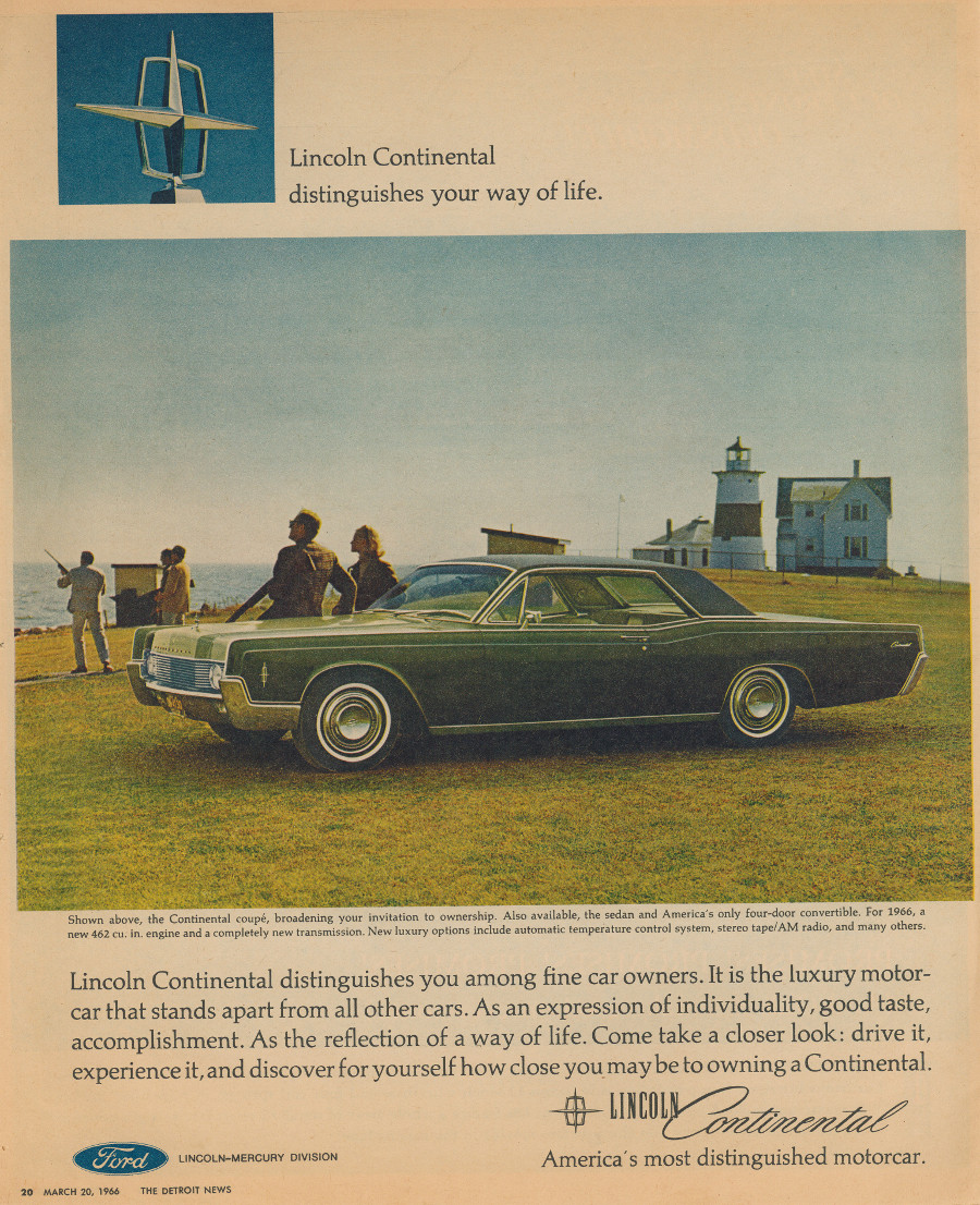 1966 Lincoln ad 5 Tate Collection RESIZED