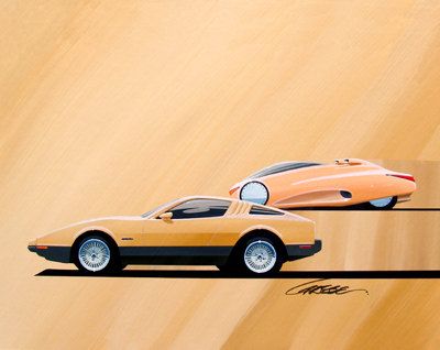 1970s Bricklin illustration by Herb Grasse Malcolm Bricklin Archives 2