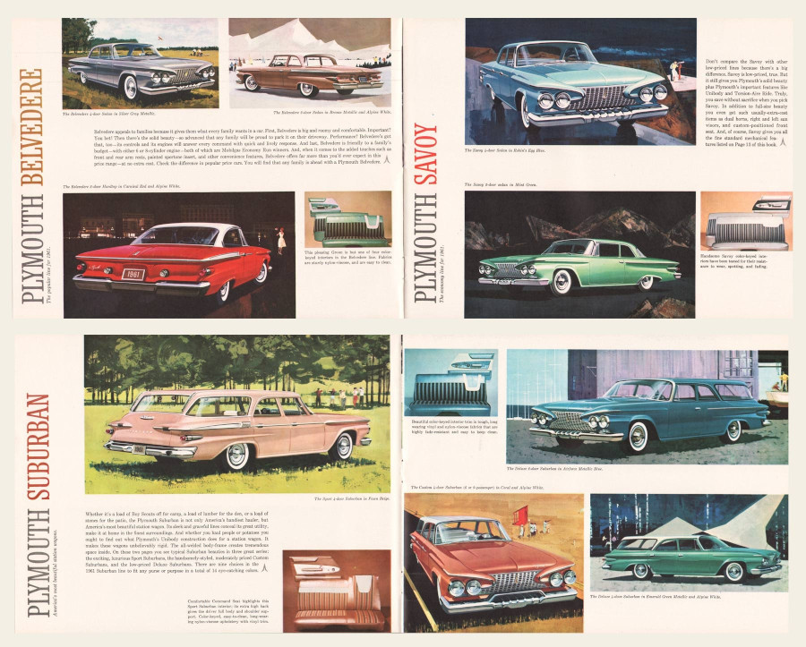 1961 Plymouth sales brochure Chrysler Archives RESIZED 7