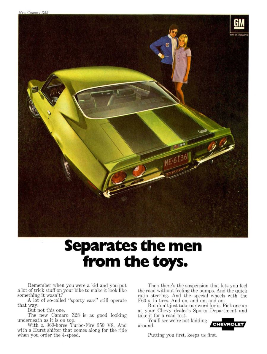 1970 Chevrolet Camaro Z28 ad GM Media Archives RESIZED 6