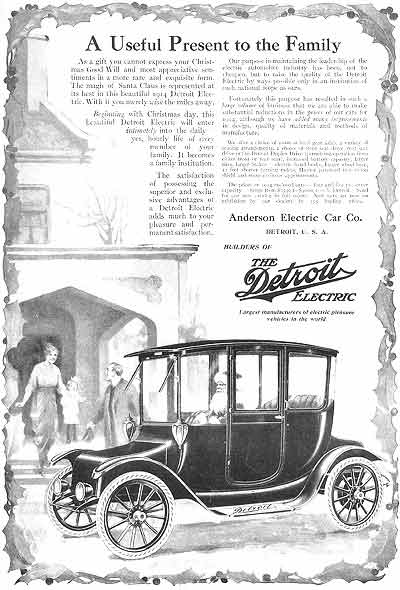 1913 Detroit Electric ad