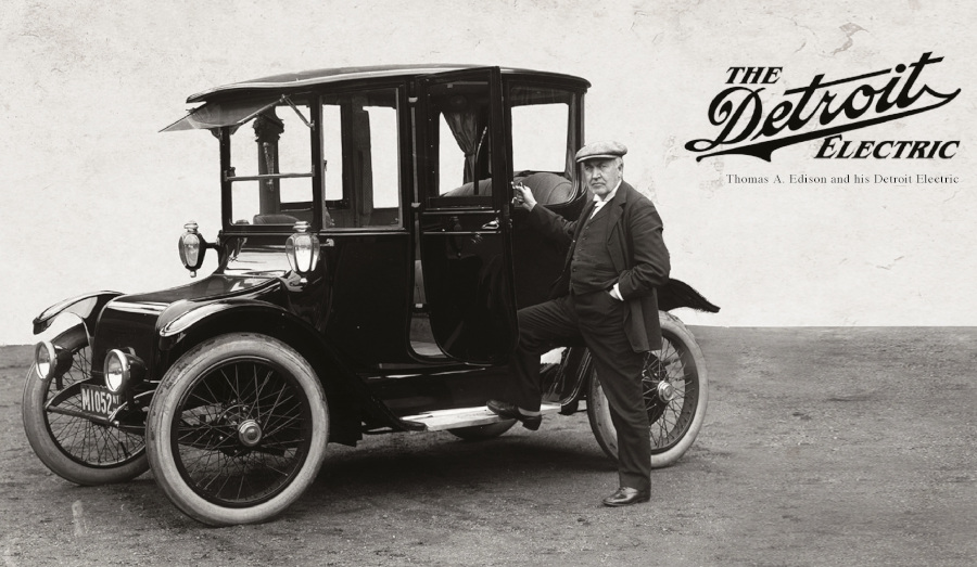 Thomas Edison and his Detroit Electric RESIZED 1