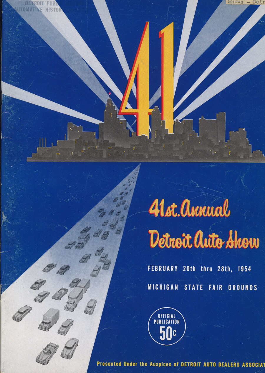 1954 Detroit Auto Show program NAHC RESIZED 2