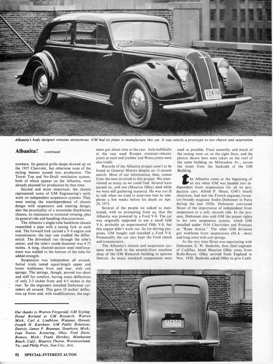Albanita story by Special Interest Autos magazine Feb March 1973 5