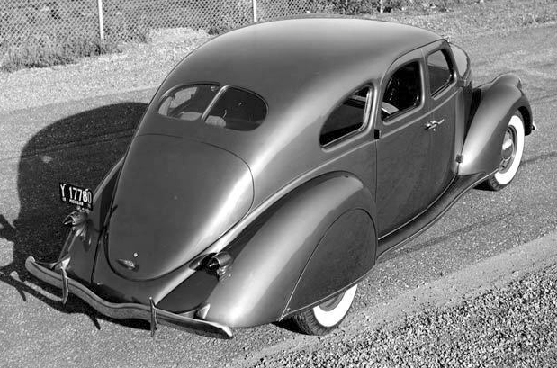 1936 Lincoln Zephyr rear design The Henry Ford 4