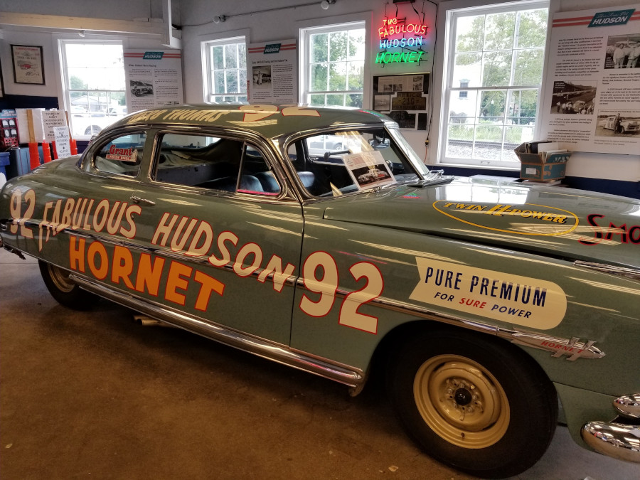 Hudson Hornet at Ypsi Museum RESIZED Bob Sadler