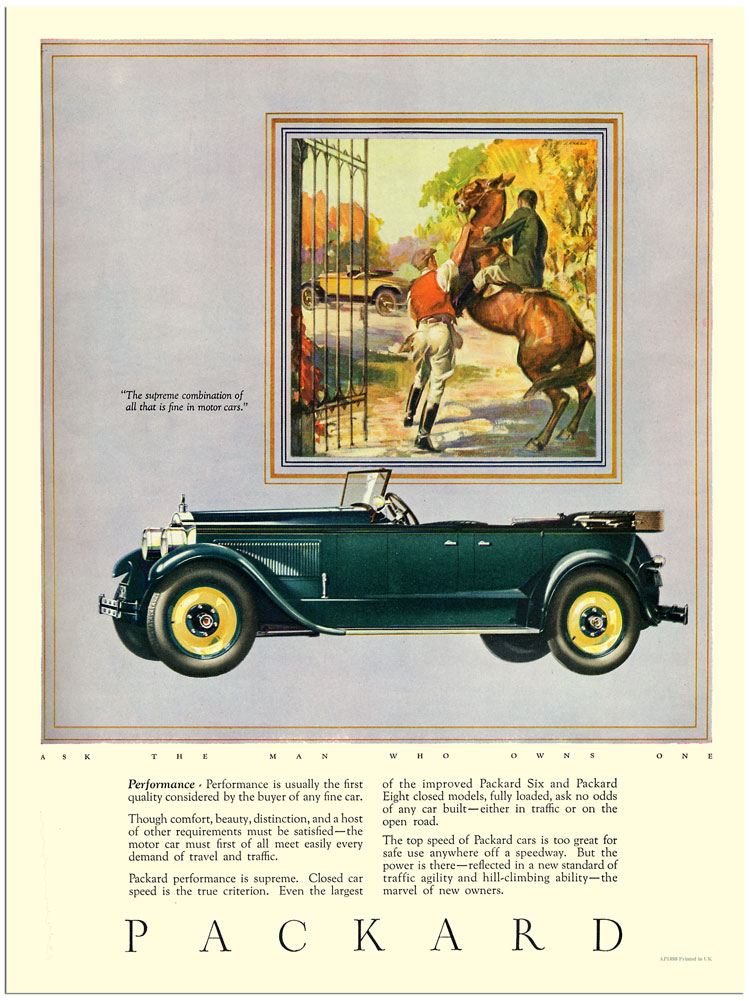 Packard advertisement 1920s NAHC 3