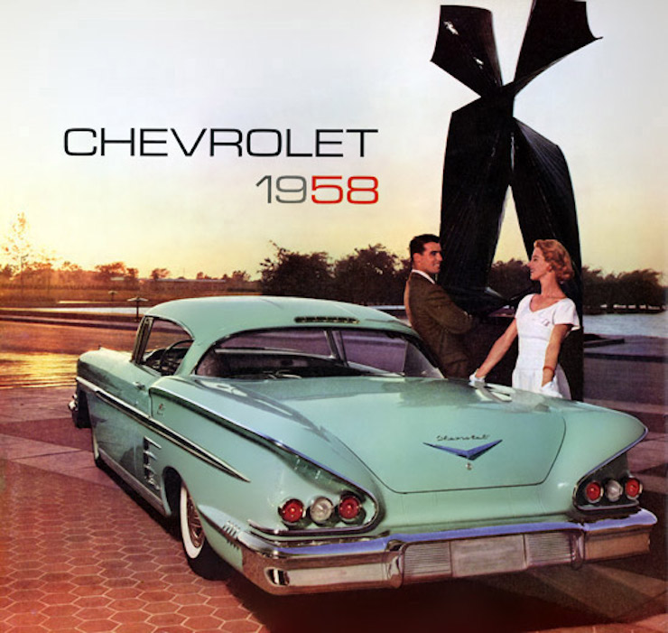 Original 1959 Chevrolet Full Size Car Sales Brochure 59 Chevy Impalla Bel Air 
