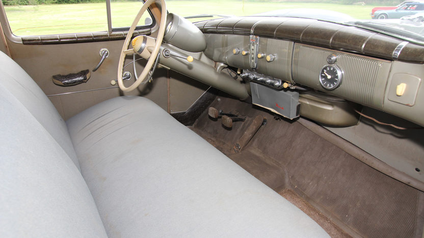 The 1949 Nash interior with the unicluster steering wheel Stellantis Chysler Archives 8