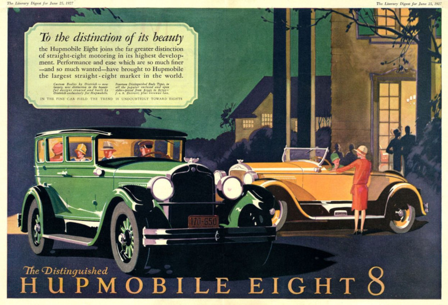 A June 1927 Hupmobile Eight ad RESIZED