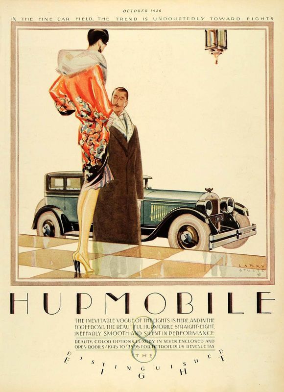 Old Print 1939 Hupmobile Skylark Car Ad 