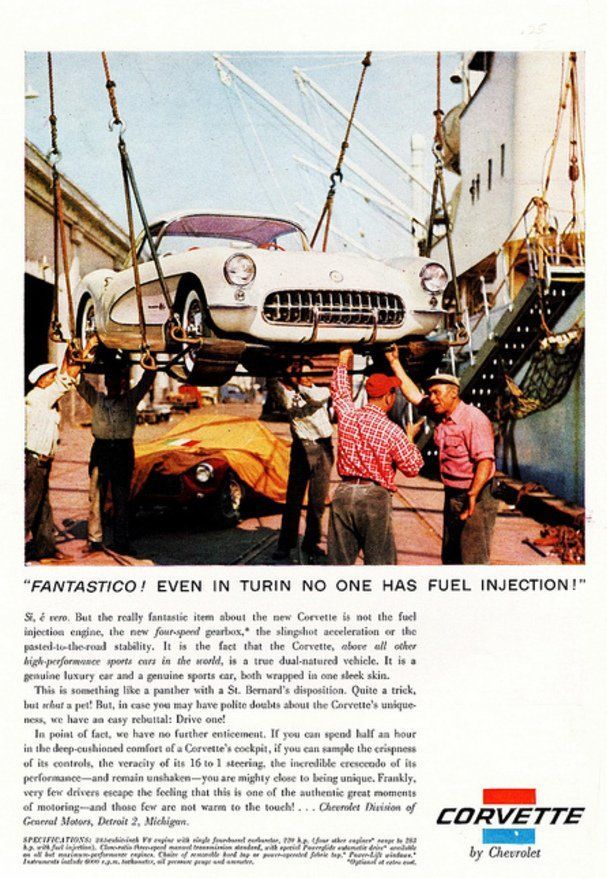 A 1957 Chevrolet Corvette ad GM Media Archives 1