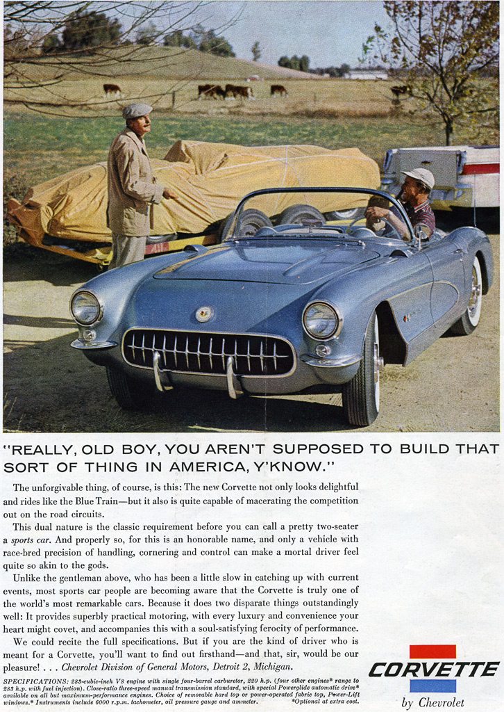 Another 1957 Corvette ad GM Media Archives 2
