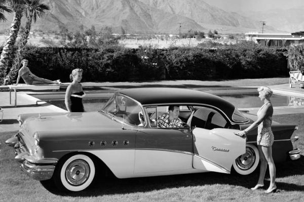 1955 Buick Riviera four door hardtop GM Media Archives 3