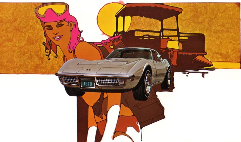 1970 Chevrolet Corvette brochure image Robert Tate Collection 1