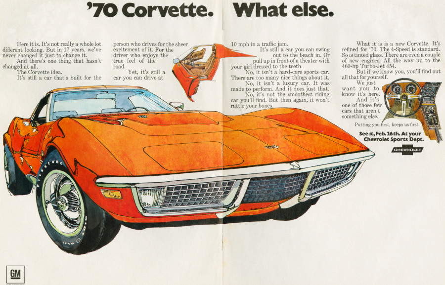 A 1970 Corvette ad General Motors Archives RESIZED 5