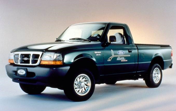 Limited production electric-powered Ford Ranger used lead acid and NiMH batteries