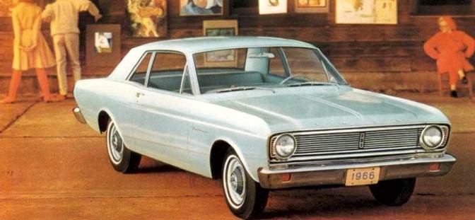 The Ford Falcon was considered for electricification in the late 1960s Ford brochure image