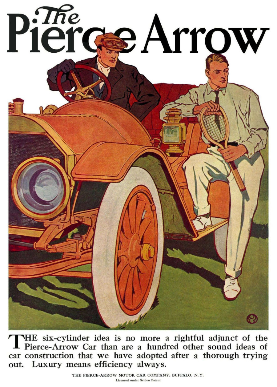 Pierce Arrow advertising illustration Robert Tate Collection RESIZED 1