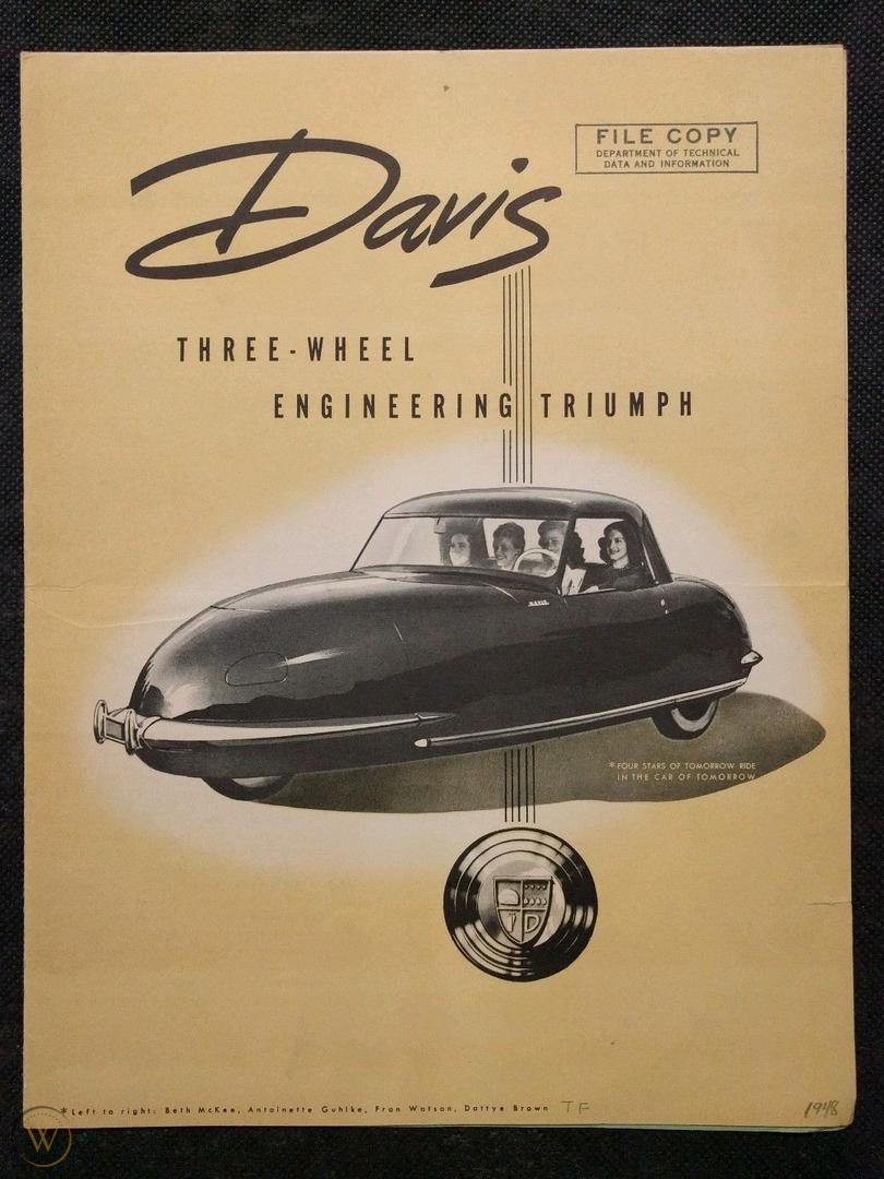 1948 Davis Motorcar Engineering Prototype model 2