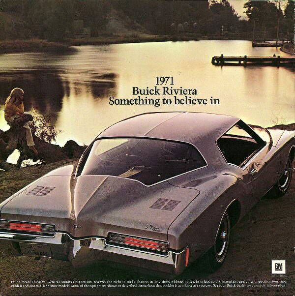 1971 Buick Riviera advertisement GM Media Archives 6