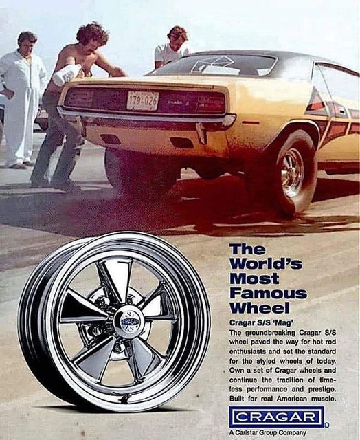 Cragar Wheel advertising 1970s Cragar Industries 3