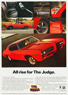 Pontiac The Judge ad GM Robert Tate Collection 5