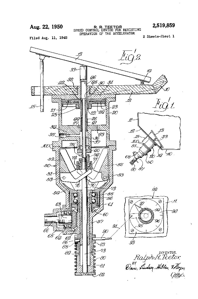 Ralph Teetor patent 2