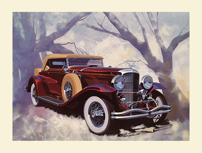 Duesenberg illustration by Tom Hale 3