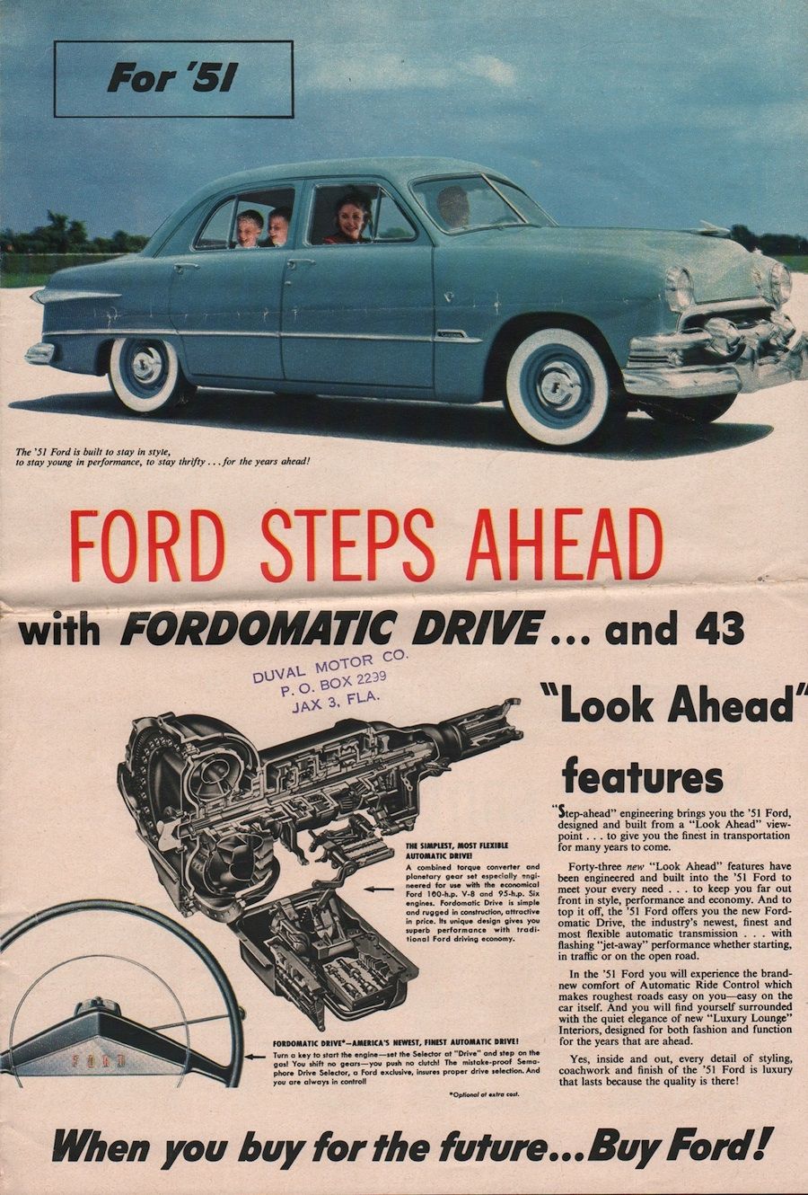 1951 Ford ad Ford Motor Company Archives 6