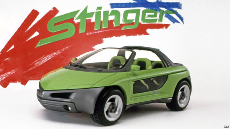 1989 Pontiac Stinger show car GM Archives