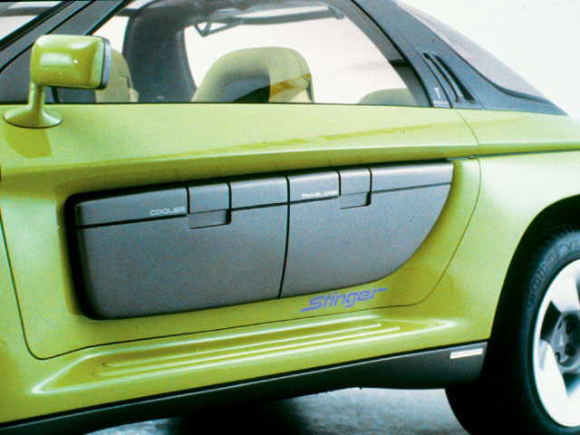 1989 Pontiac Stinger show car side view design GM Archives