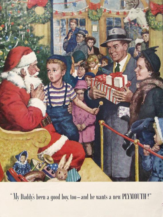 Plymouth Christmas ad Robert Tate Collection 8