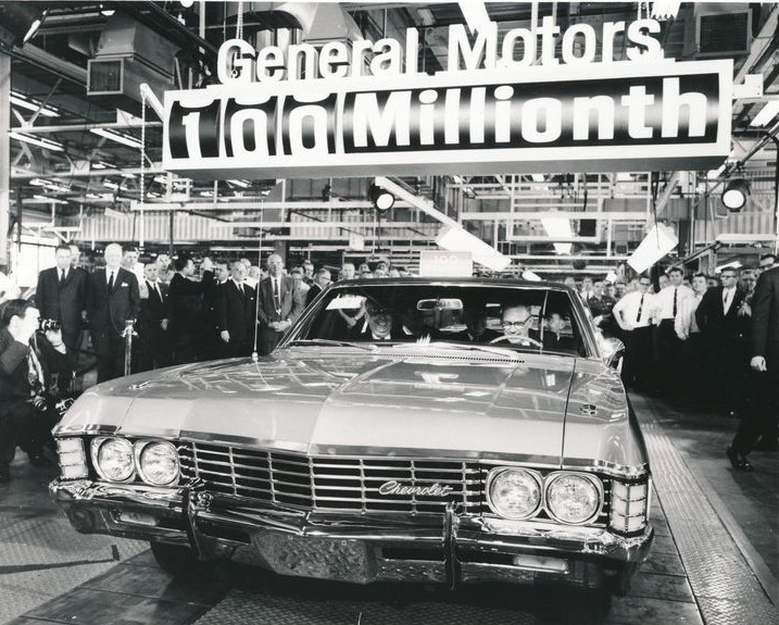 1967 Chevrolet 100 millionth vehicle GM Heritage Archives CROPPED 2