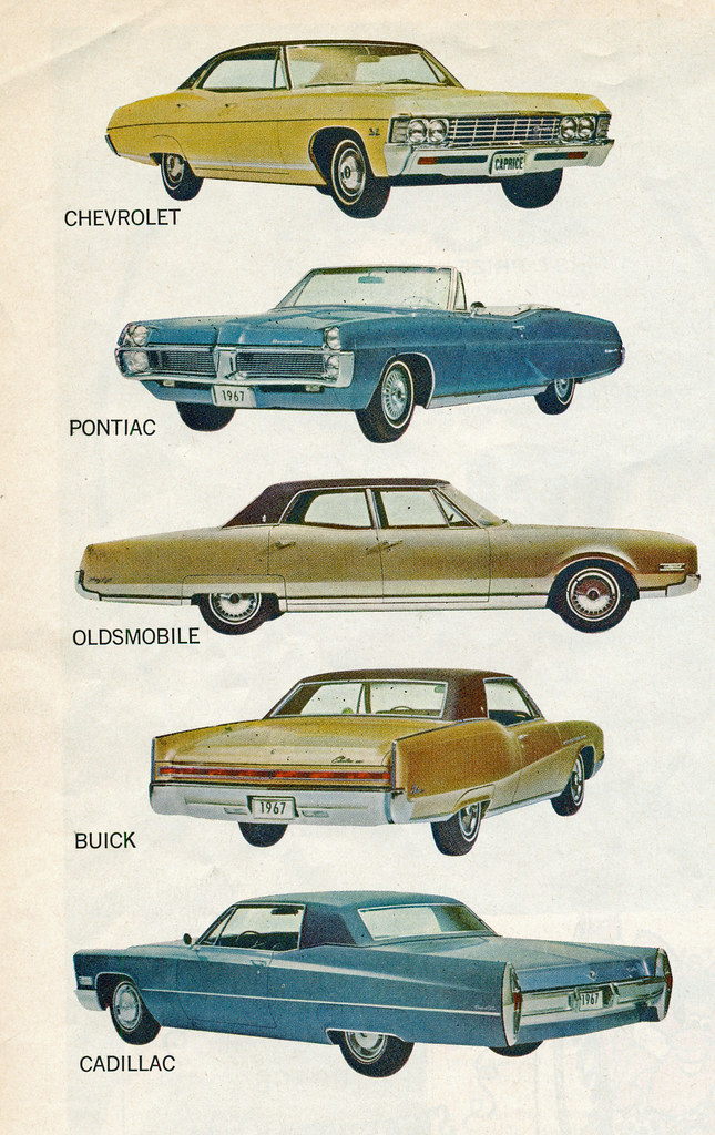 1967 General Motors full line of autmobiles GM Heritage Archives 5