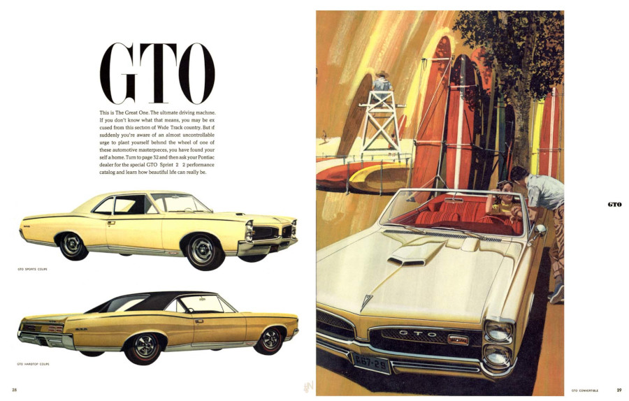 1967 Pontiac GTO sales brochure GM Heritage Archives CROPPED AND RESIZED 8