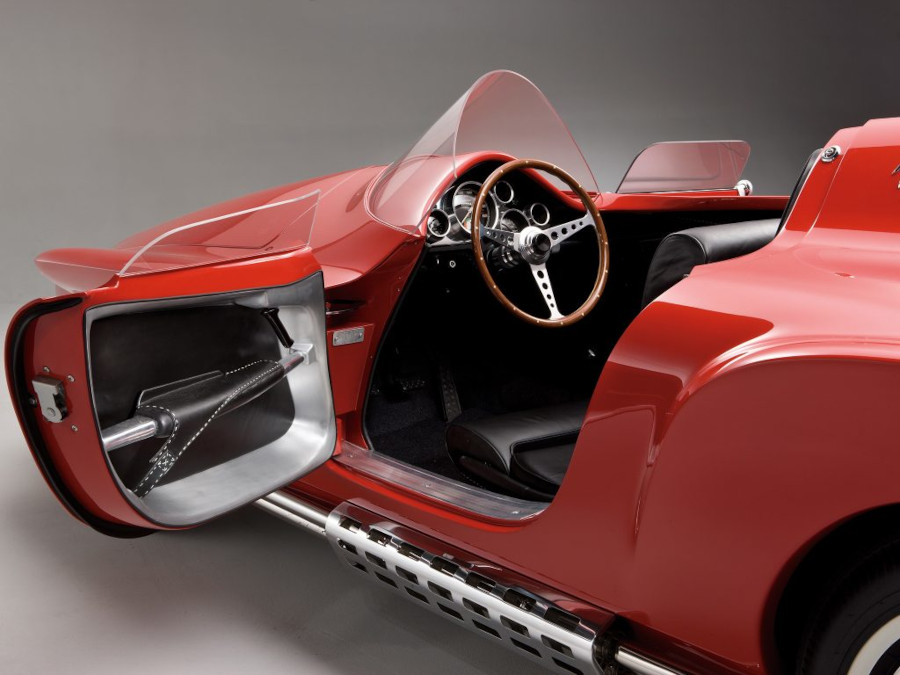 1960 Plymouth XNR concept with an open door TheCoolest.com RESIZED 8