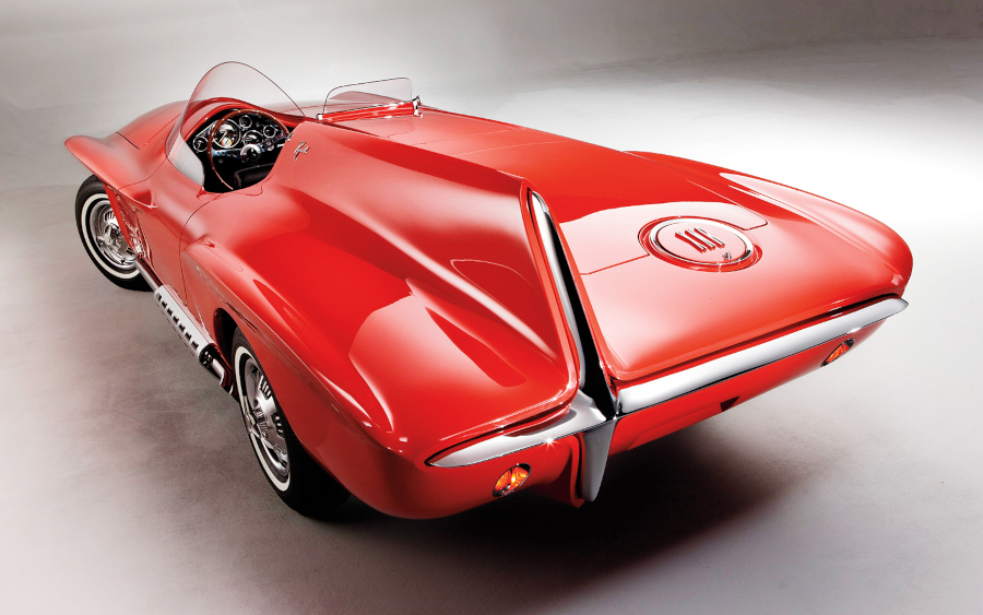 Another rear view of the 1960 Plymouth XNR TheCoolest.com RESIZED 6