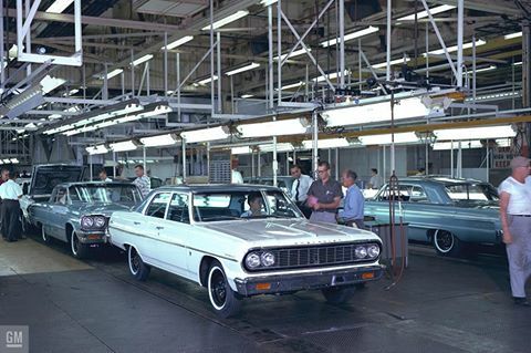 1964 Chevelle models on the assembly line GM Media Archives