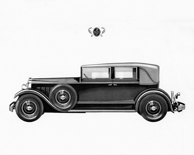 1928 Chrysler Imperial coupled sedan illustration Chrysler Archives 7