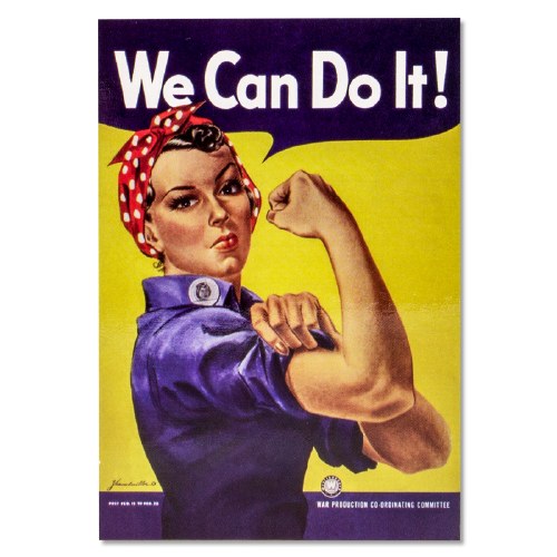 The iconic Rosie the Riveter poster US Army 8