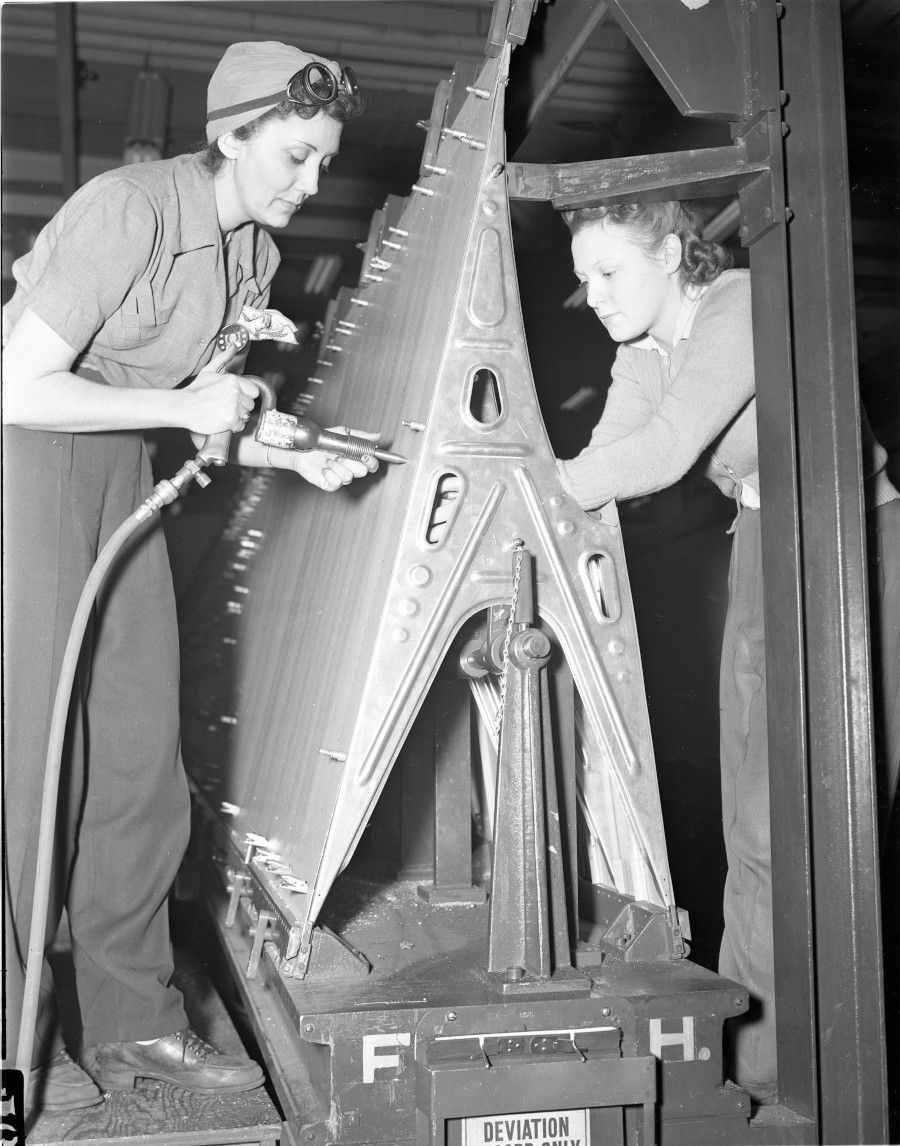 Female workers at Willow Run RESIZED 4